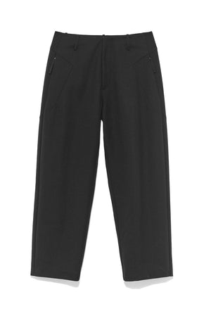 Zip Pocket Trousers Black