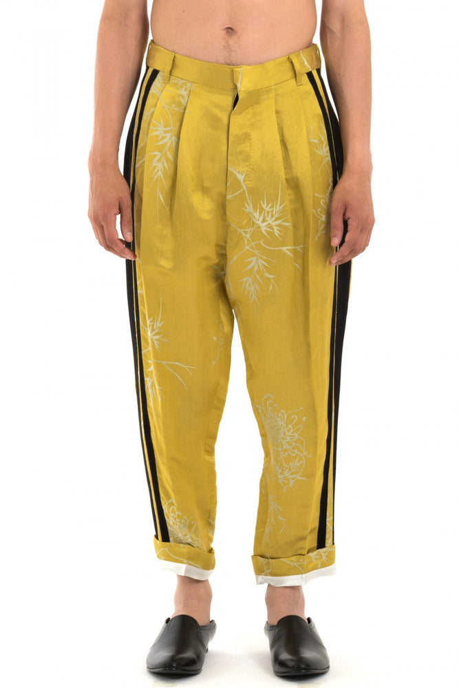 side Haider Ackermann Gold Trousers