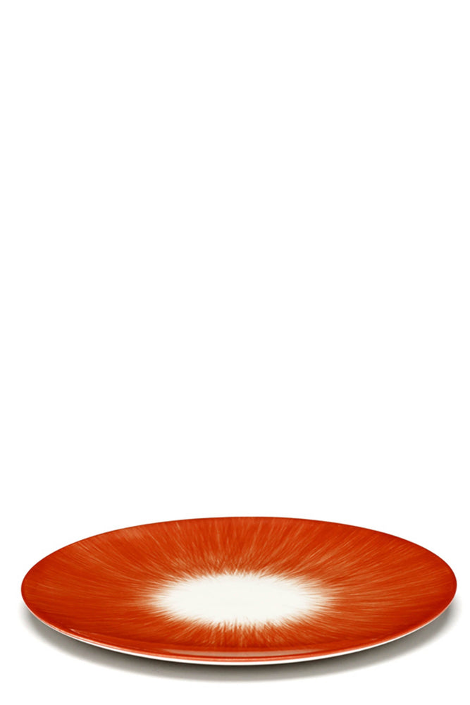 Ann Demeulemeester x Serax Off-White Red Plate 14 cm Var 5