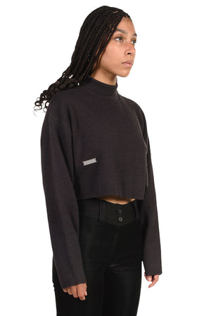 C2H4 Asymmetrical Turtleneck Sweater