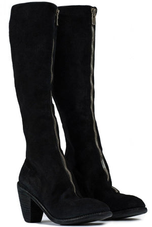 guidi 3010fz knee high front zip boots