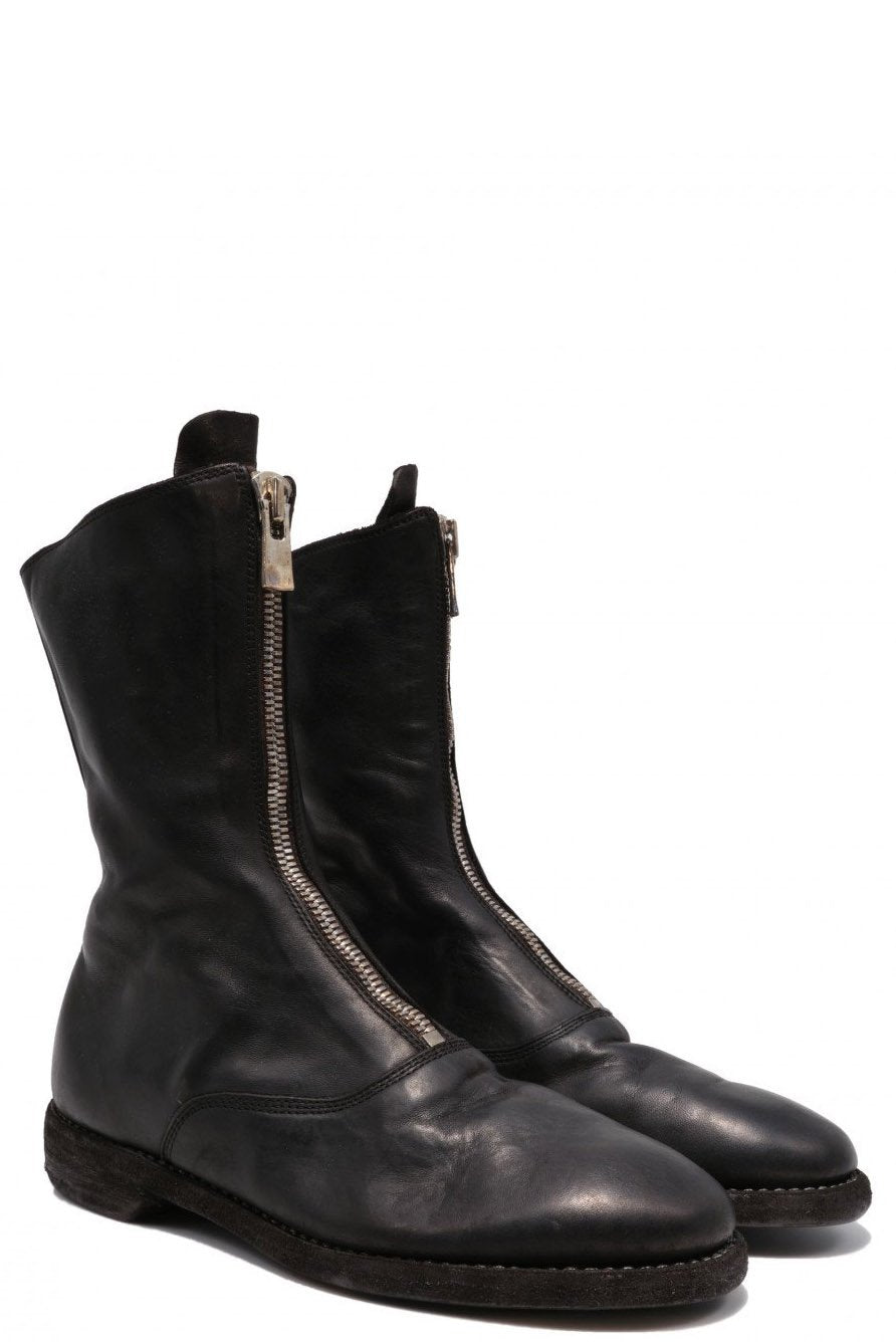Guidi 310 Black - Front Zip Boots for Women | UJNG
