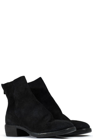 Guidi 796z horse reverse leather back zip boots black