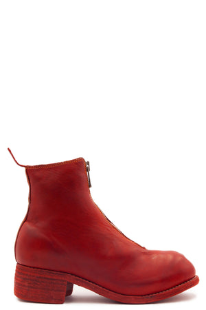 Guidi PL1 Red Front Zip Boots