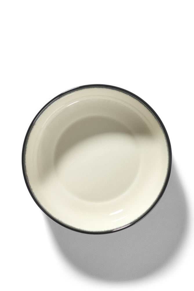 ann serax High Plate DÉ Off-White Black