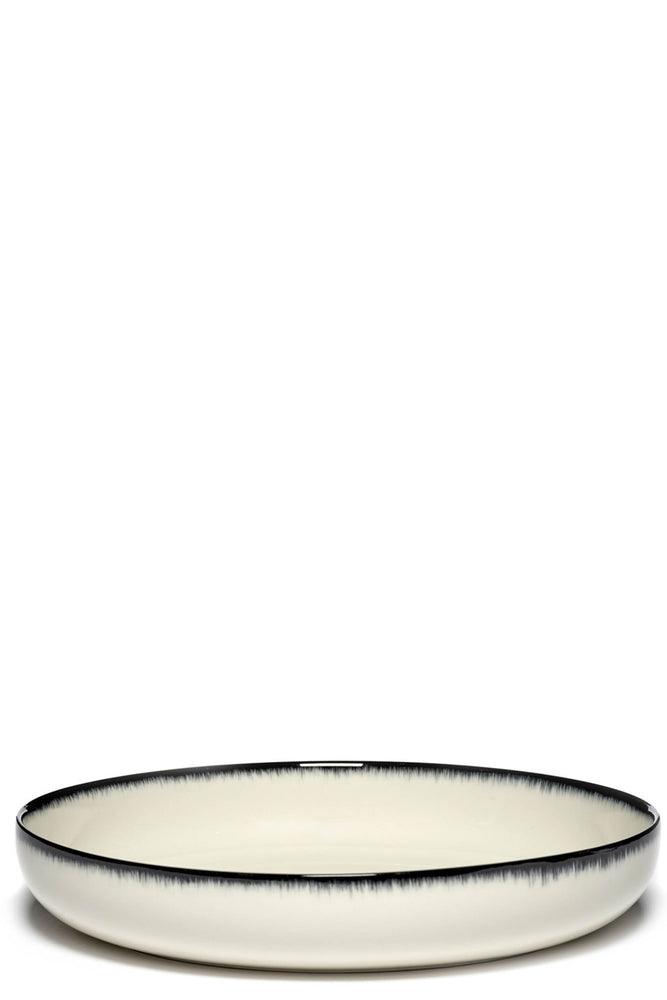 Ann Demeulemeester x Serax High Plate DÉ Off-White Black 24 Var A