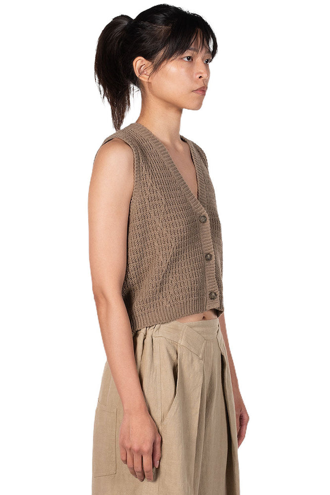 Monica Cordera Amber Knit Linen Top