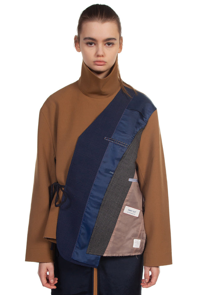 Recode Jacket Lined Oversized Turtle Neck