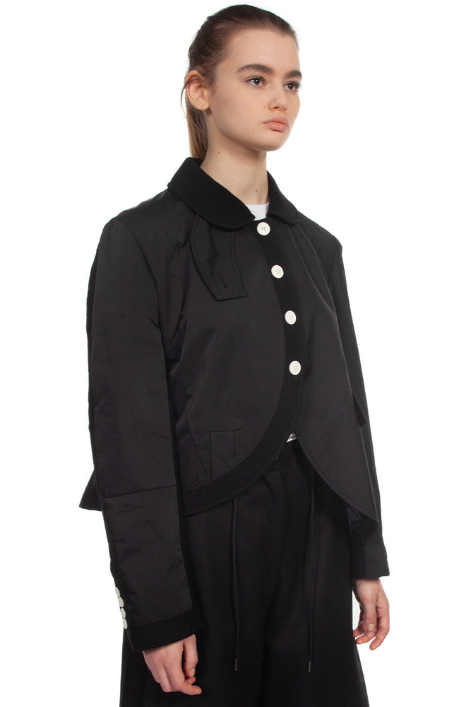 Recode Circular Hem Mixed Jumper