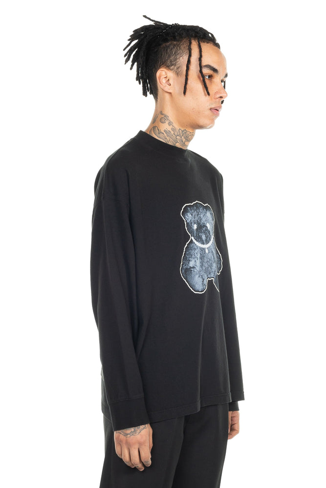 We11Done Black Glow in the Dark Teddy T-shirt