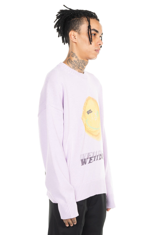 We11done Smiley Print Sweater