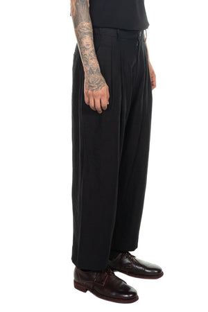 Ziggy Chen Front Pleated Long Trousers