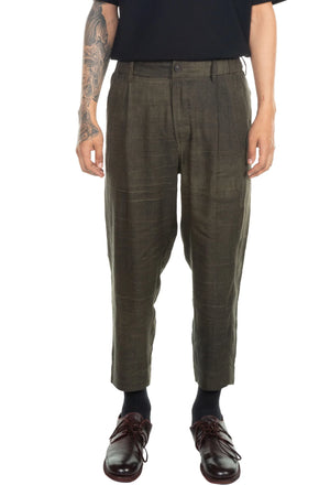 Ziggy Chen Front Pleated Tapered Trousers