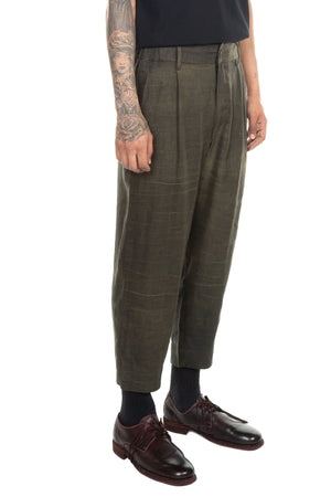 Ziggy Chen Pleated Tapered Trousers