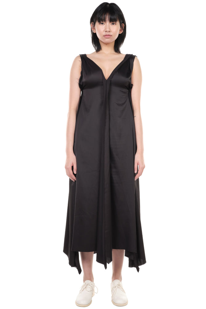 Peng Tai V-Neck Dress Black