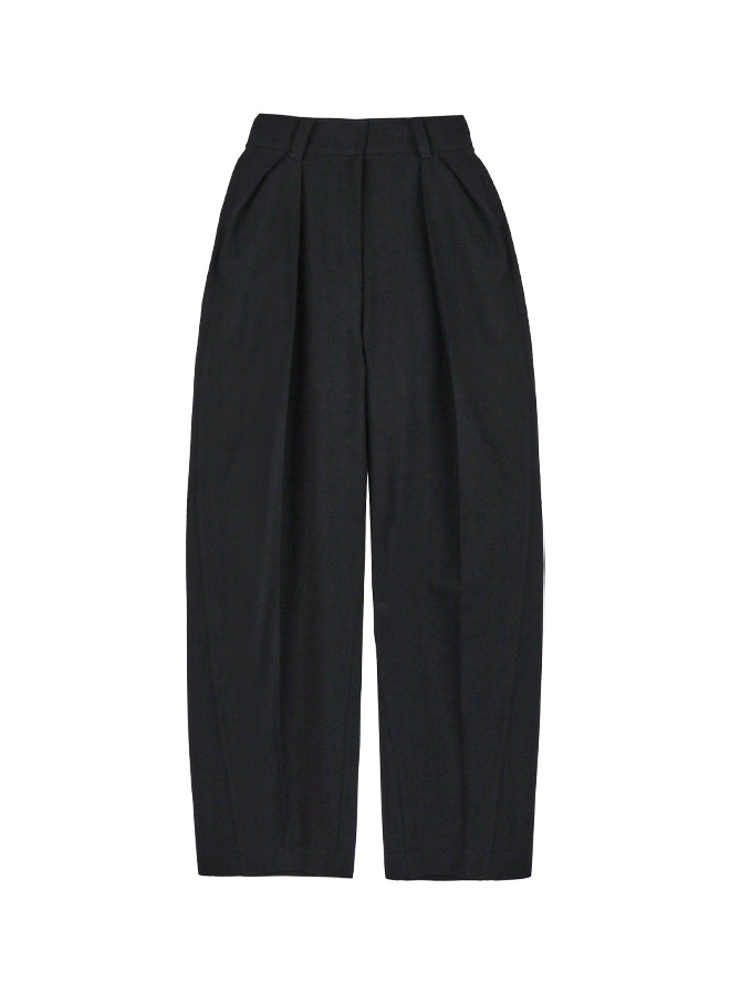 we11done High Waist Tapered Trousers - Black