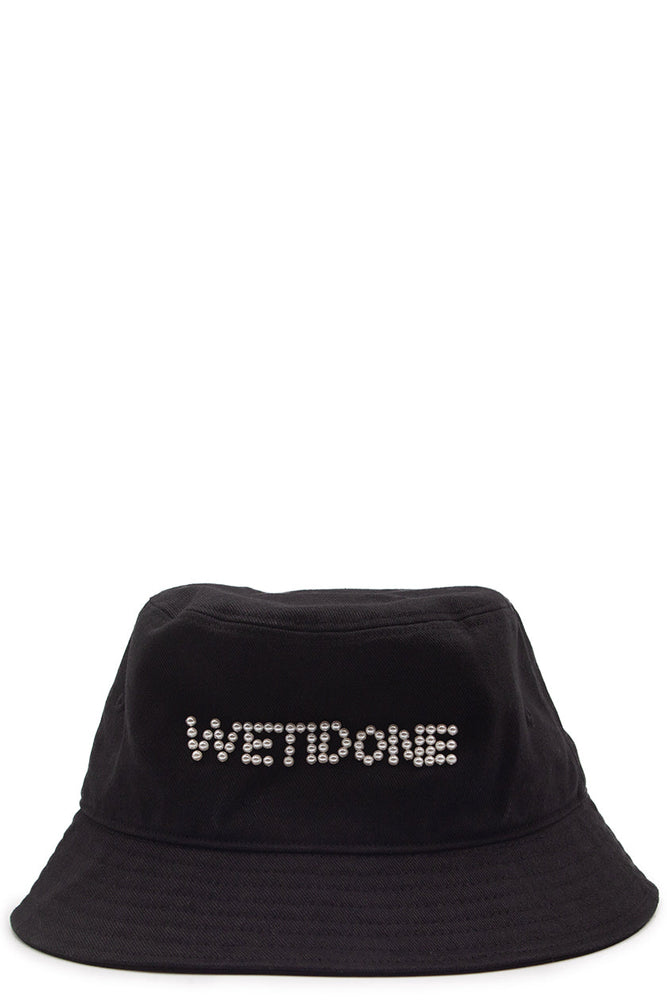 We11done Black Pearl Logo Bucket Hat