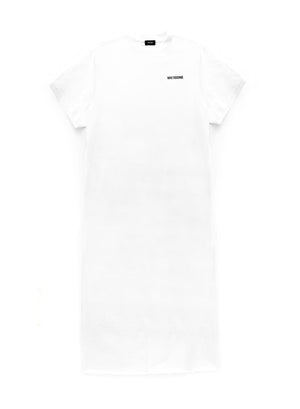 We11done White Logo Print Long T-shirt