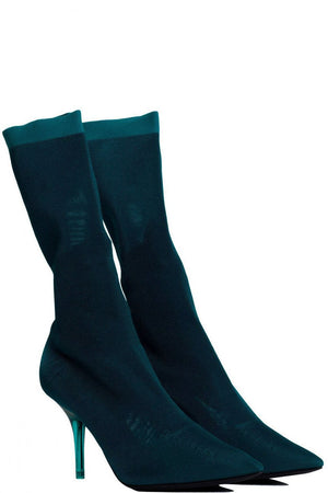 Yeezy Season 7 Transparent Knit Ankle Boots