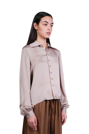 A Tentative Atelier Drapy Washed Shirt
