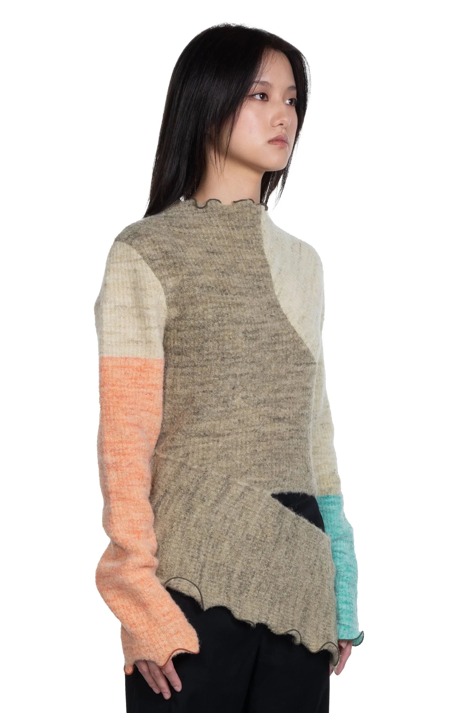 Andersson Bell Melani Color Block Knit Top | UJNG