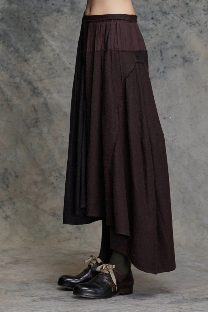 Asymmetric Long Skirt