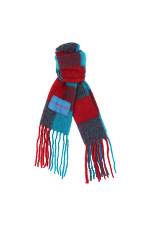 Billy New Check Scarf Red