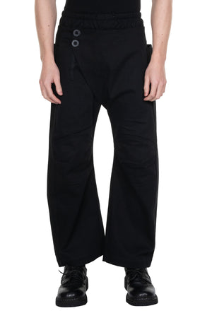 Black Double-Waisted Pants