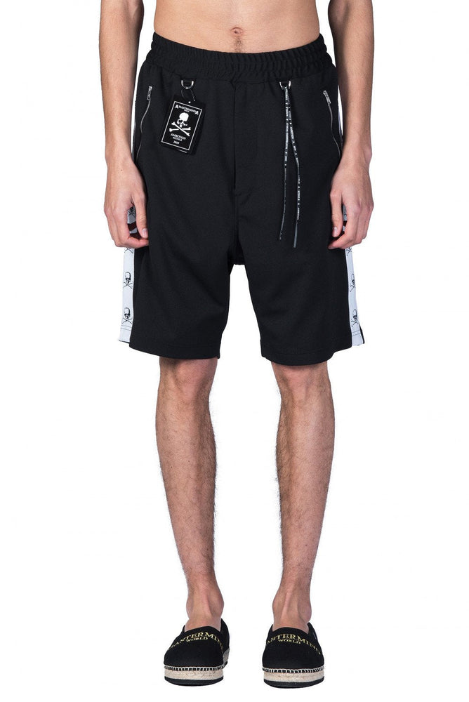 Mastermind World Black Skull Tape Shorts