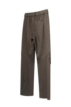 Celadon Front Knee Pockets Trousers