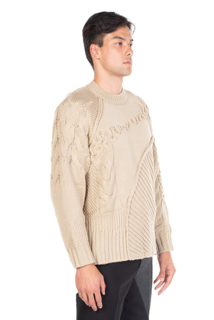 Deconstructed Knit Sweater