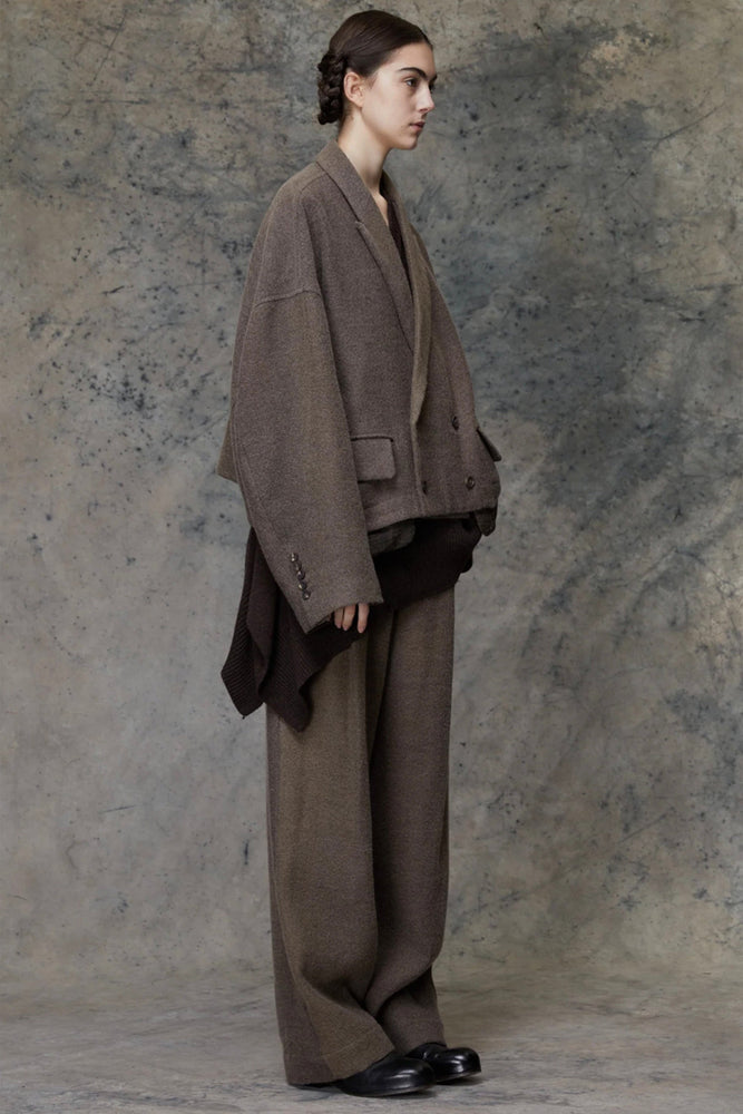 Double Breasted Cropped Jacket