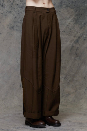 Elongated Patchwork Trousers