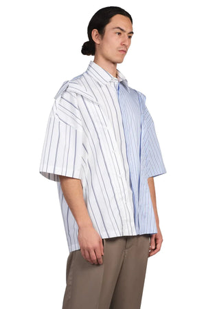 Feng Chen Wang Double Layer Stripe Shirt