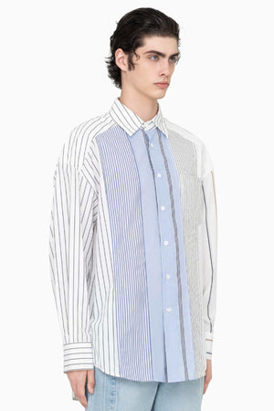 Feng Chen Wang Multi Striped Shirt