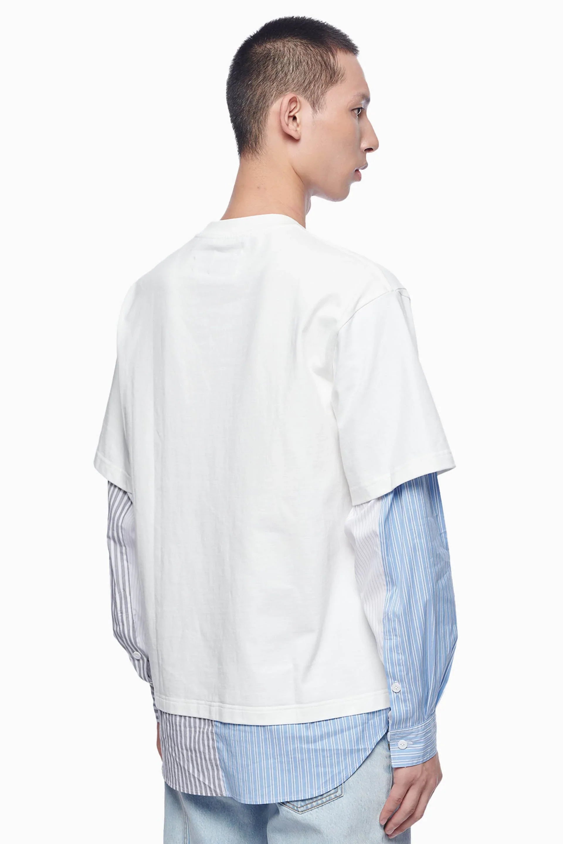 Feng Chen Wang Shirting Panelled Sweater - www ...