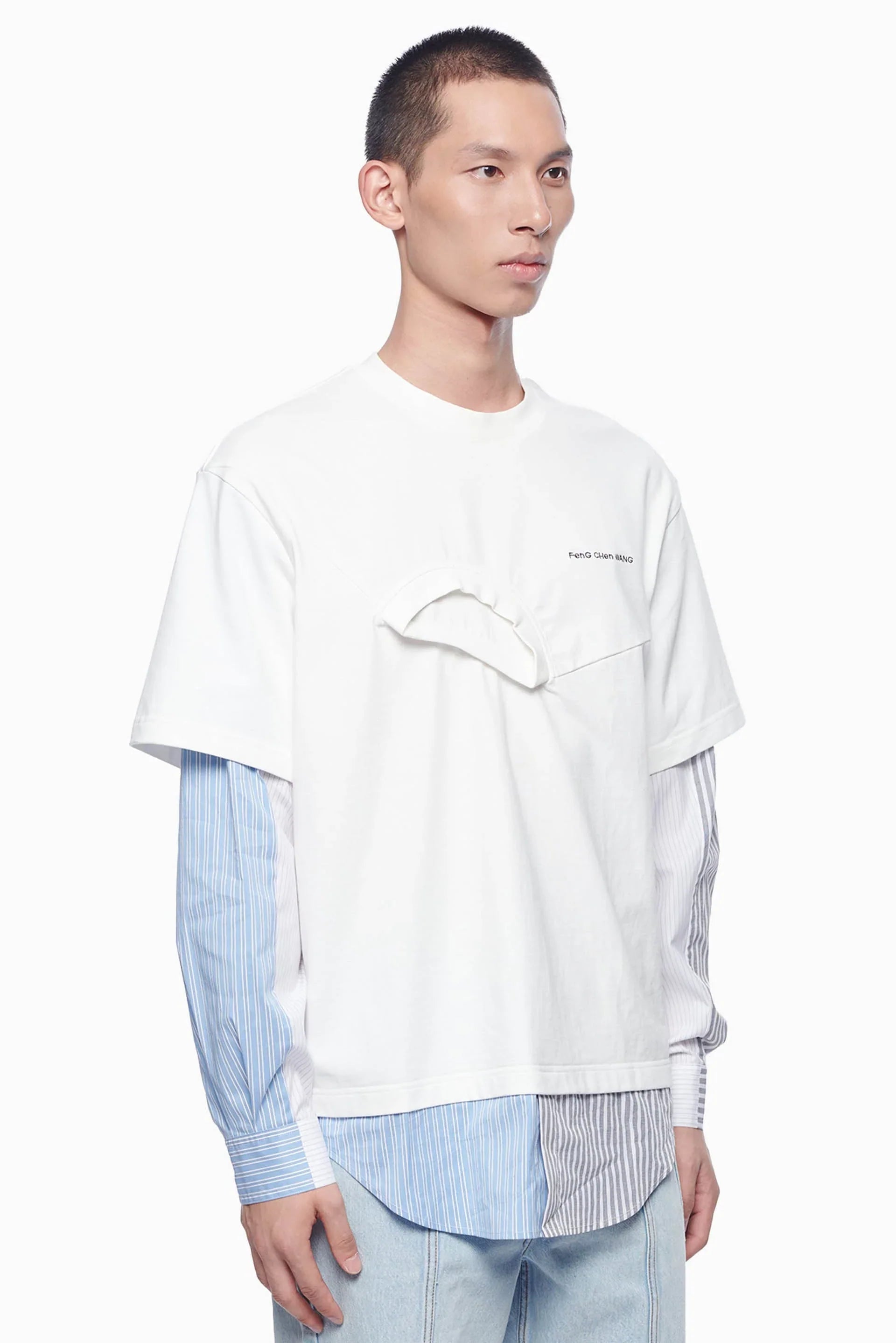Feng Chen Wang Shirt Panelled Sweater | UJNG