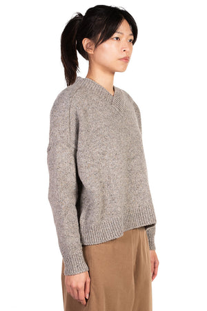 Monica Cordera Grey Soft Wool Sweater
