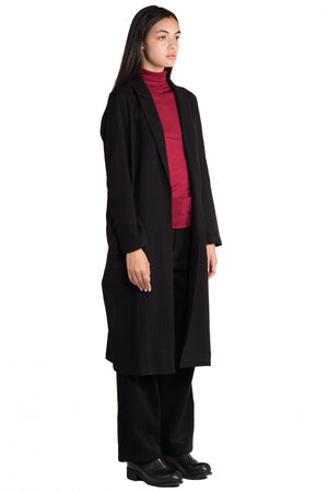Greyyang Black Wool Coat