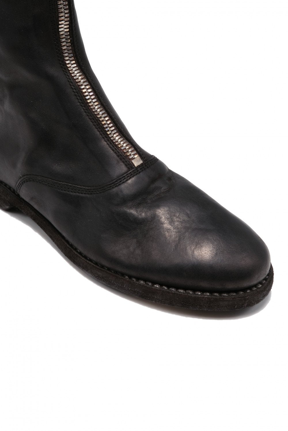 Guidi 310 Black - Front Zip Boots for Women | UJNG