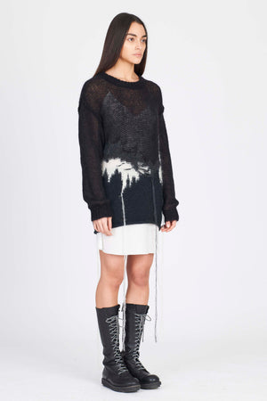 Isabel Benenato Mohair Knit Floating Threads
