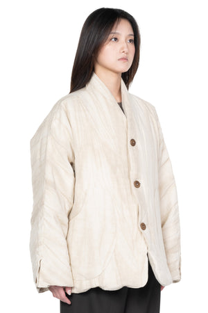 Ivory White Padded Jacket