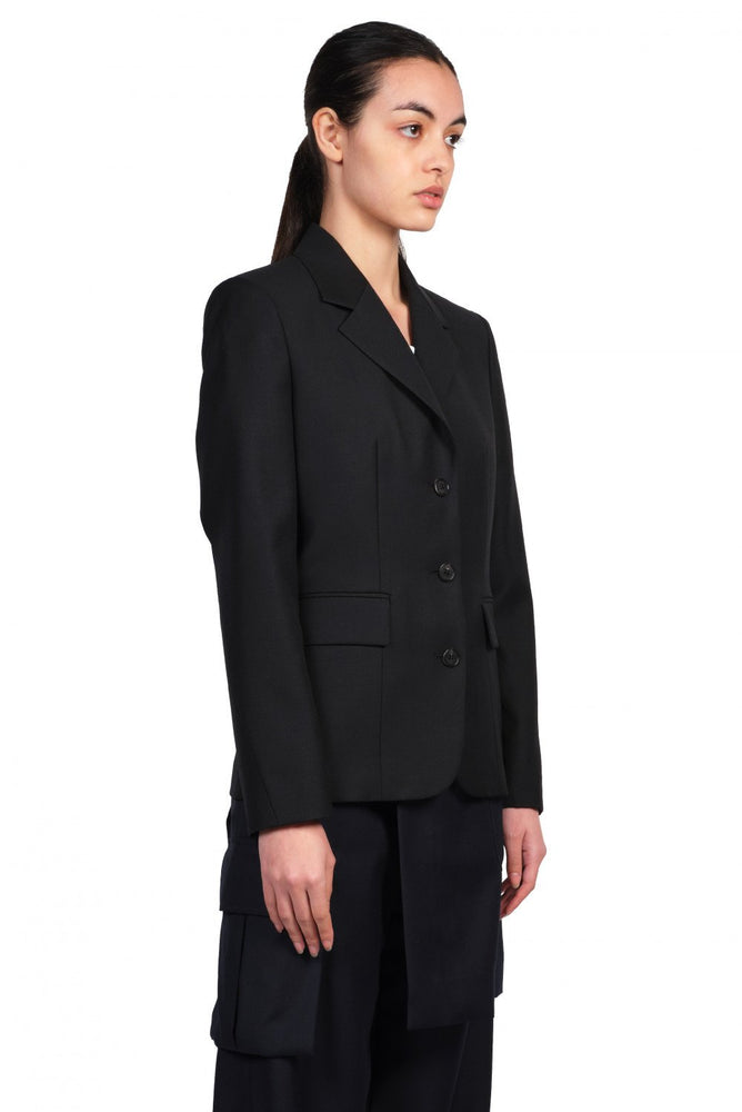 Jiwon Yun Black Classic Tailored Blazer
