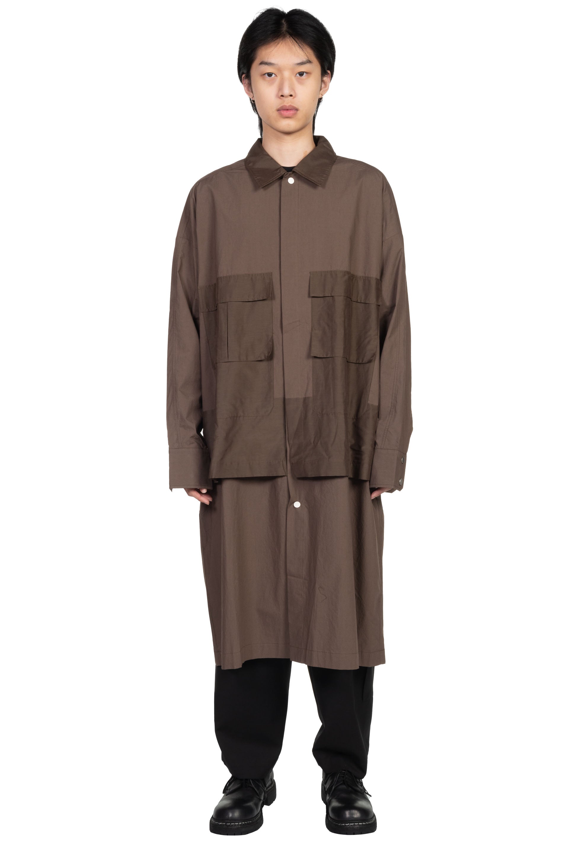 Habanya Long Jacket Umber