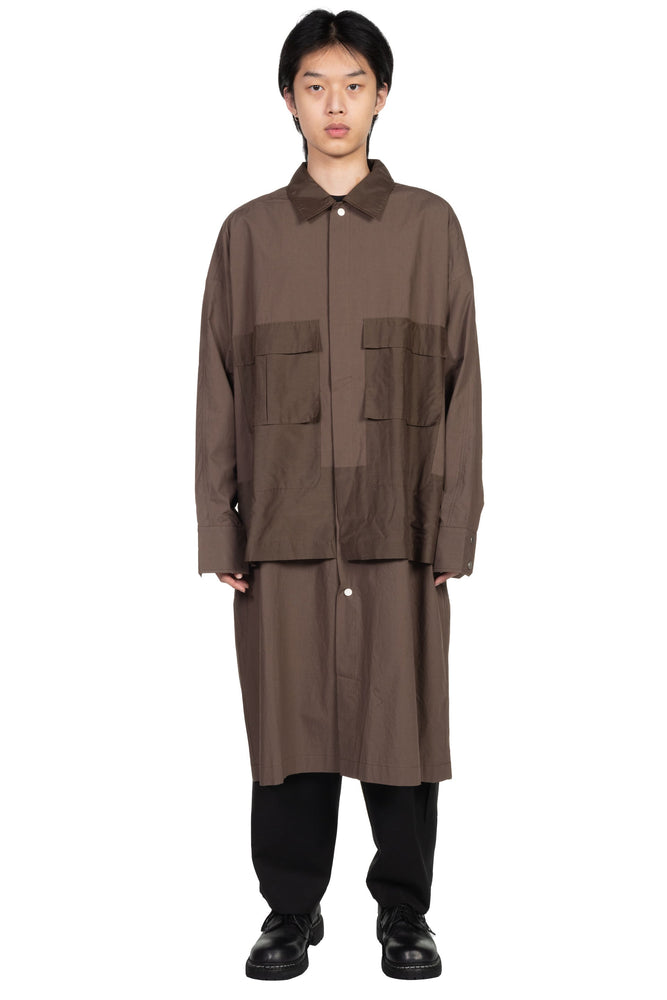Joe Chia Habanya Long Jacket Umber