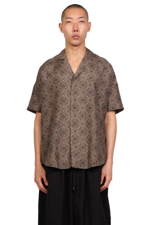 Joe Chia Brown Batik Shirt