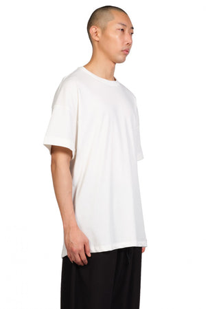 Joe Chia Off White Rolled-Up Sleeves T-shirt