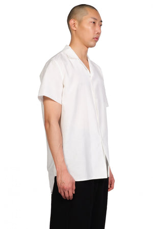 Joe Chia Off White Short Sleeved Shirt