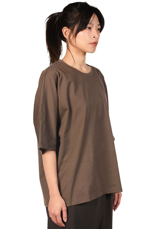 Kar Brown T-shirt With Round Neck