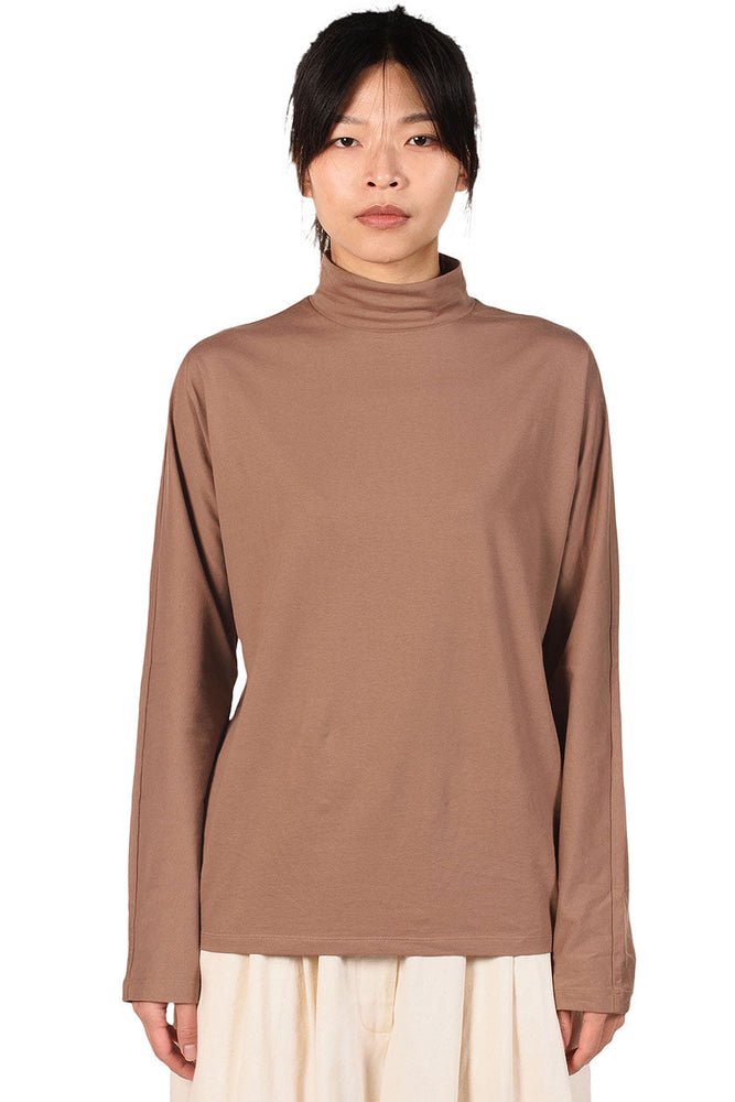 Kar Dusty Pink Turtleneck Top